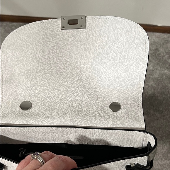 MICHAEL Michael Kors Black, Gray and White Hand Bag - Picture 7 of 11